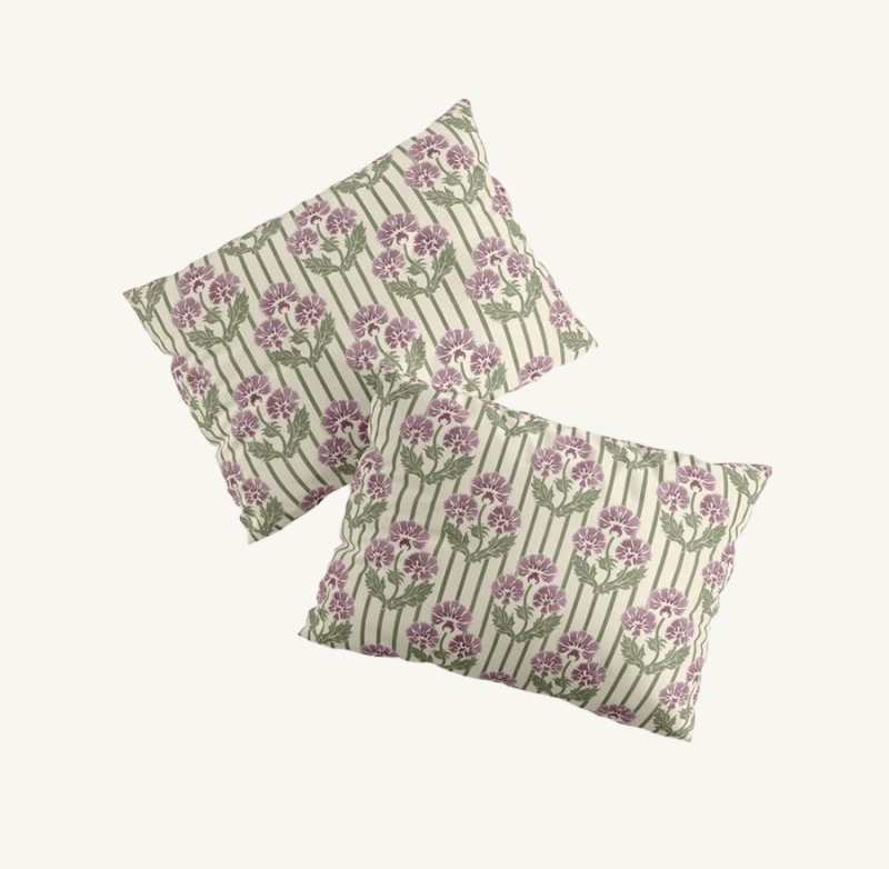 Highland Floral Stripe Pillow Sham