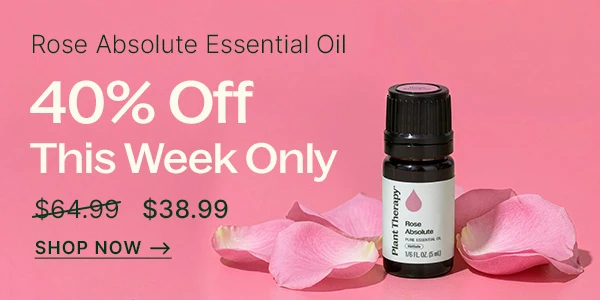 40% Off Rose Absolute Essential Oil