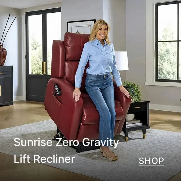 sunrise zero gravity lift recliner 