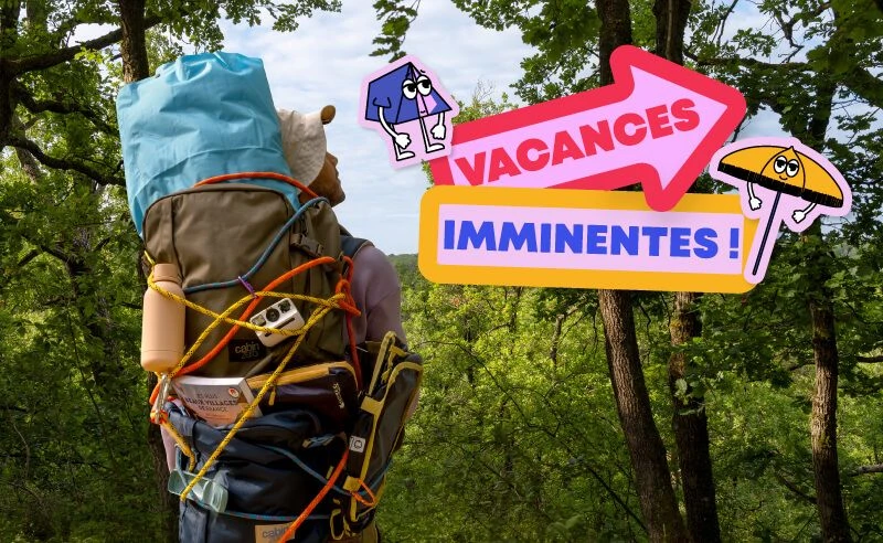 Visuel vacances imminentes