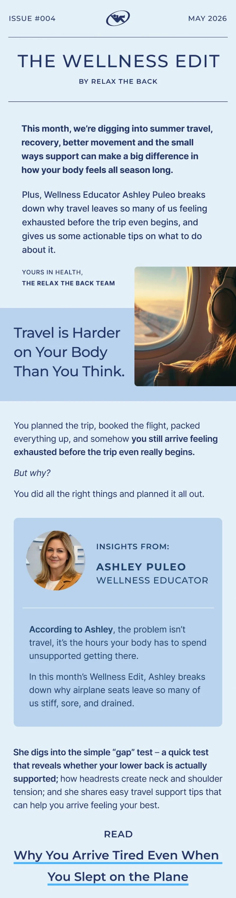 why are you tired even though you slept on the plane article