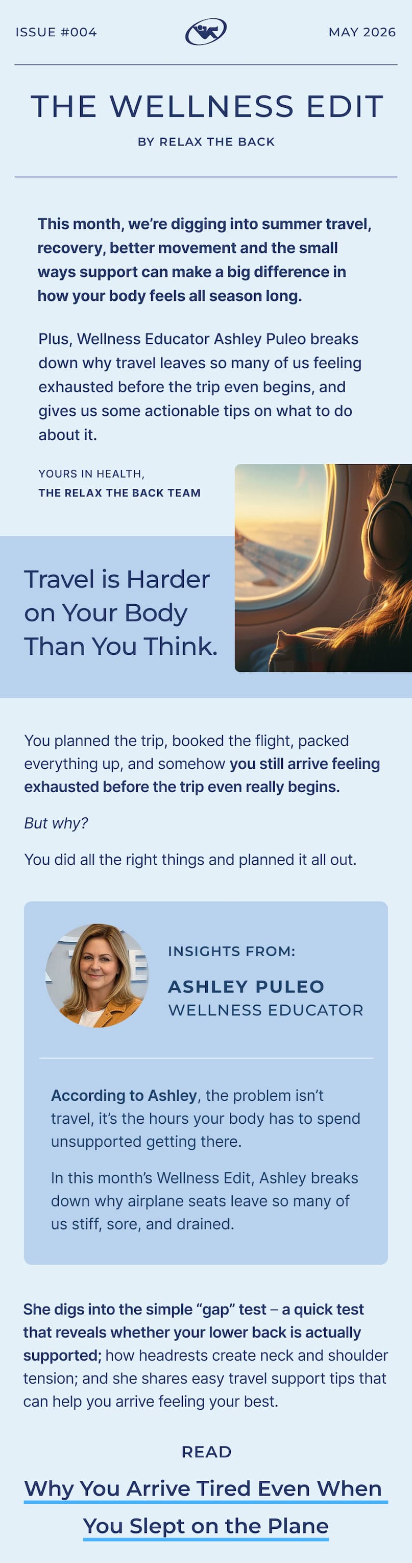 why are you tired even though you slept on the plane article