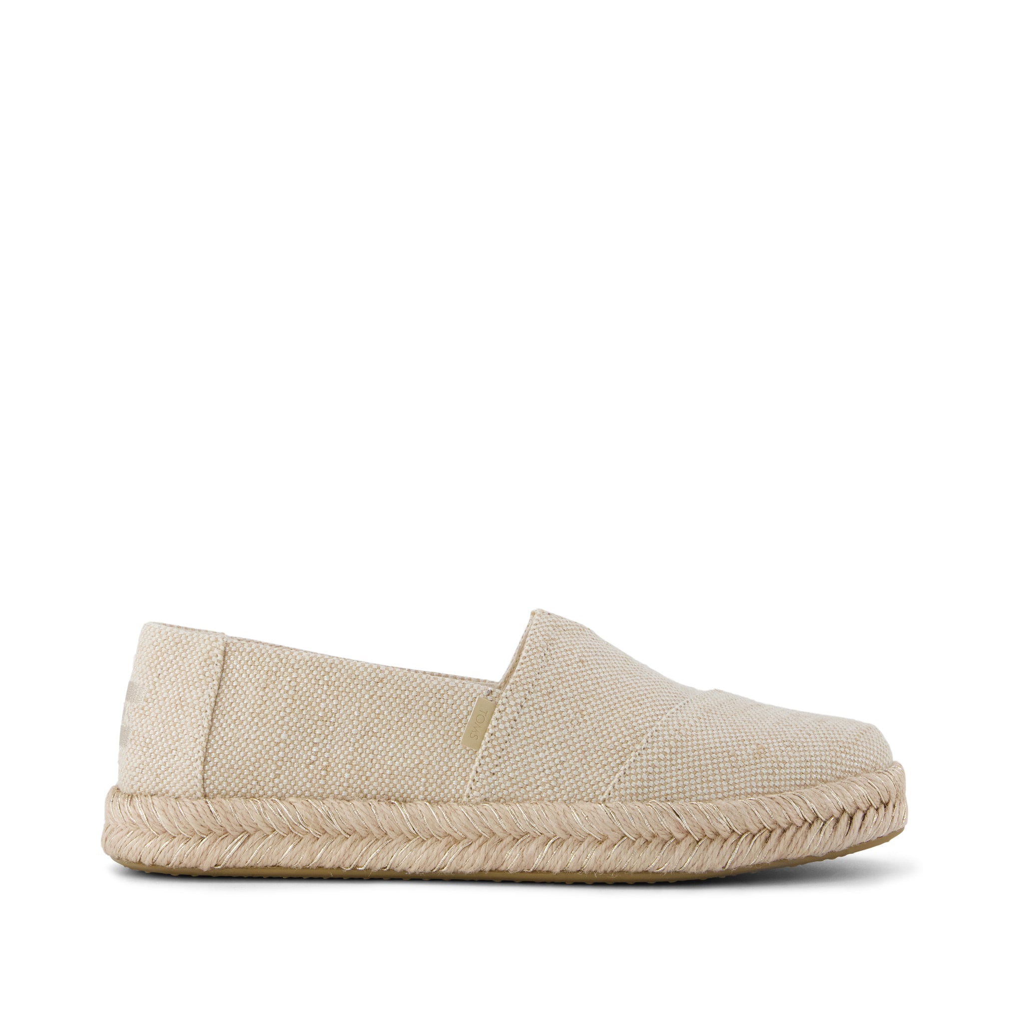 Image of Alpargata Rope 2.0 Espadrille - Beige Glimmer Slub Canvas