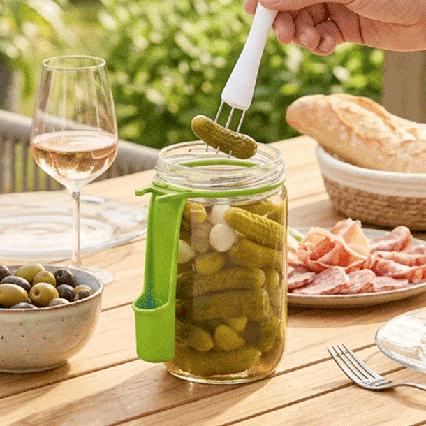 Pique à condiments pour bocal
