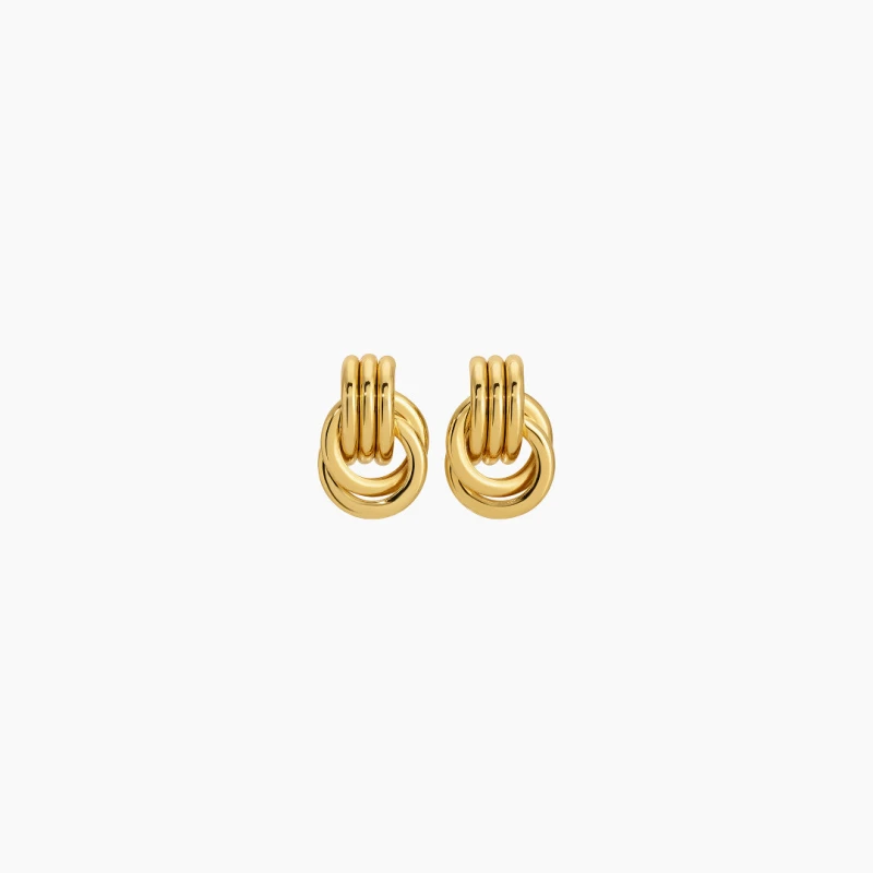 Image of MICRO KNOT EARRINGS