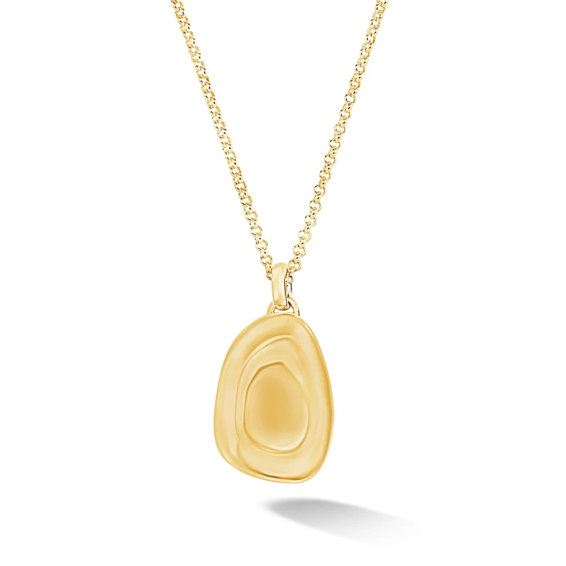 Image of Sculptural Pebble Photo Locket