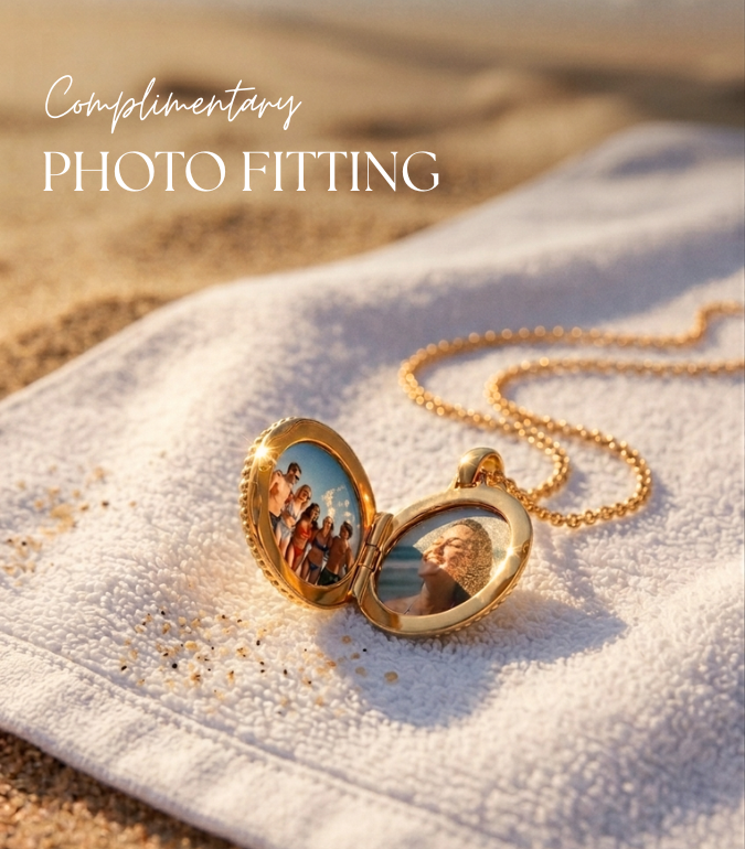 Add precious photographs, mementos or Locket Treasures to your Dower & Hall Locket