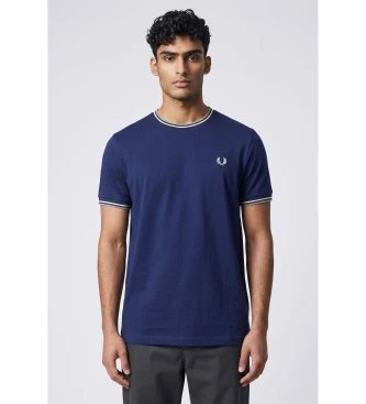 t-shirt-with-two-stripe-blue-trim