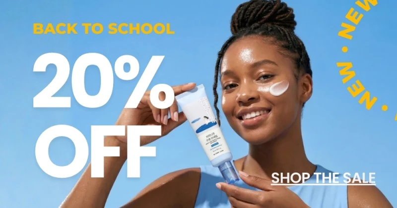 Don't miss our Back to School sale. 20% off sitewide, limited time only.