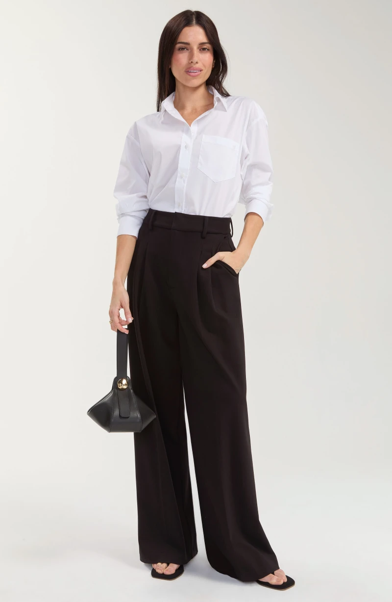 Image of BROOKE HIGH RISE WIDE LEG TROUSER