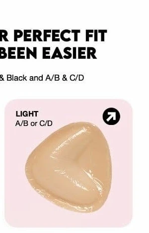 Double-Sided Adhesive Push-Up Bra Light