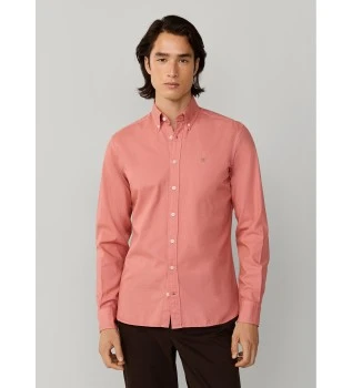 tailored-fit-oxford-shirt-red