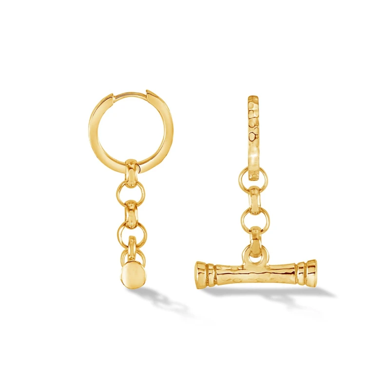 Image of Nomad T-Bar™ Huggie Hoops