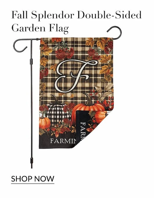 Fall splendor double sided garden flag