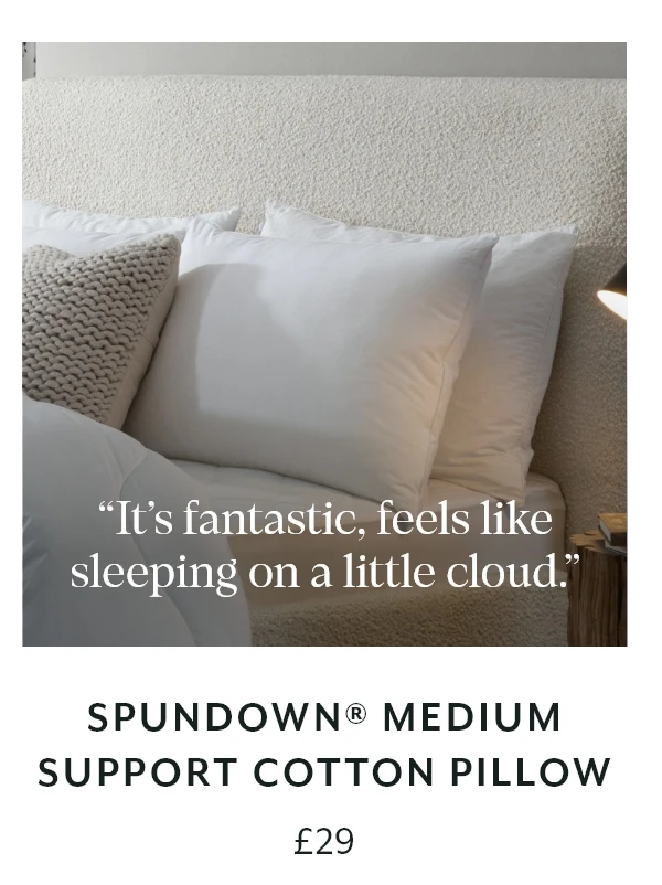 Spundown® Medium Support Cotton Pillow