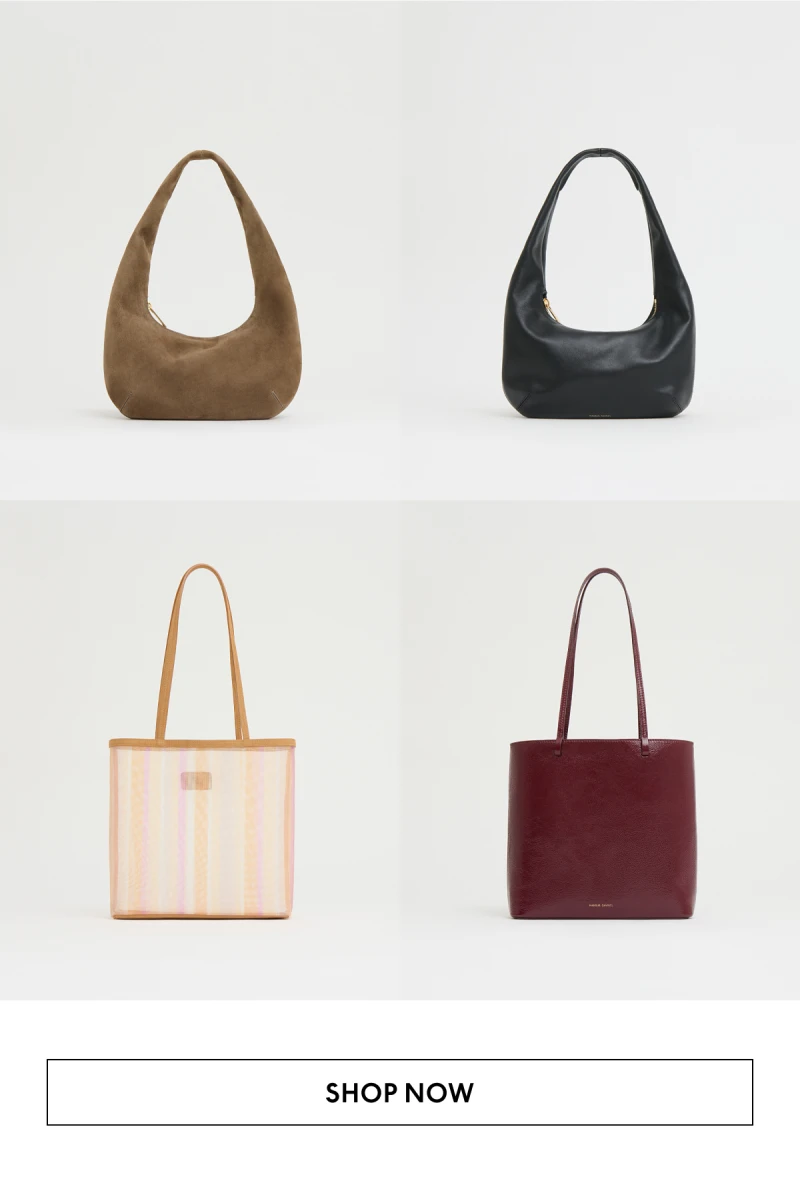 Explore considered silhouettes in our signature Italian leathers and textures.