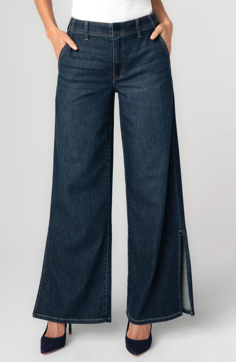 Image of WEEKENDER WIDE LEG W/ SIDE SLIT