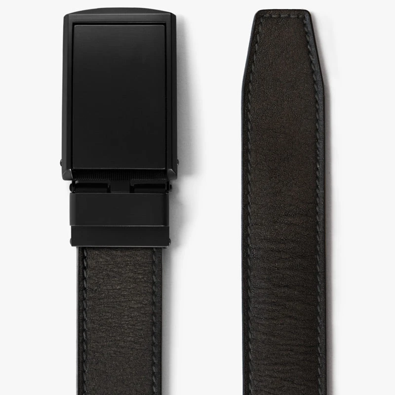 Image of Black Full Grain Leather Belt