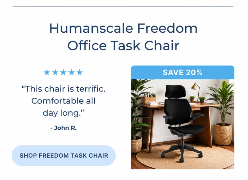 humanscale freedom office task chair