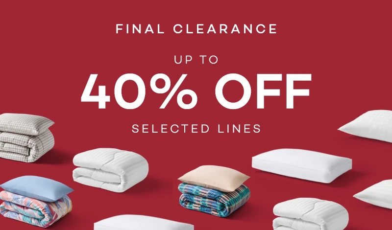 Up to 40% Off