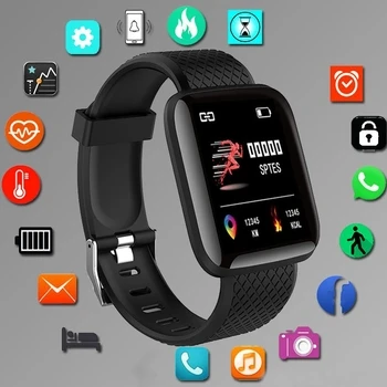 Smartwatch Men Women Wristwatche...