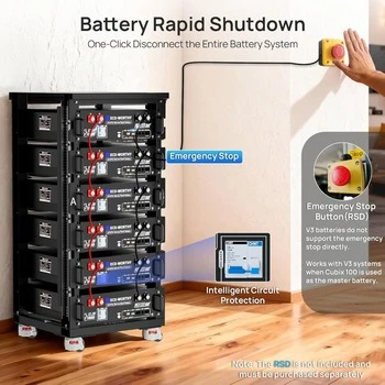 LiFePO4 Lithium Battery 48V 100A...