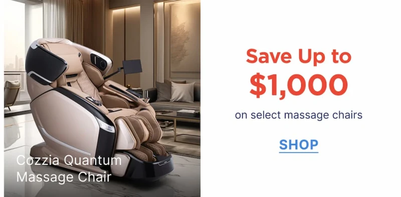 save up to 1,000 on select massage chairs
