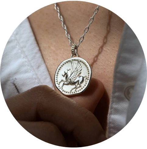 Pegasus Talisman Necklace