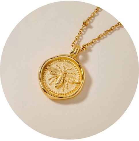 Queen Bee Talisman Necklace