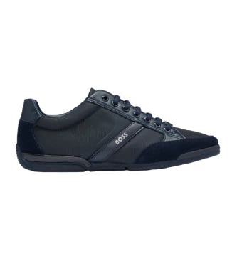 Zapatillas de piel Saturn marino