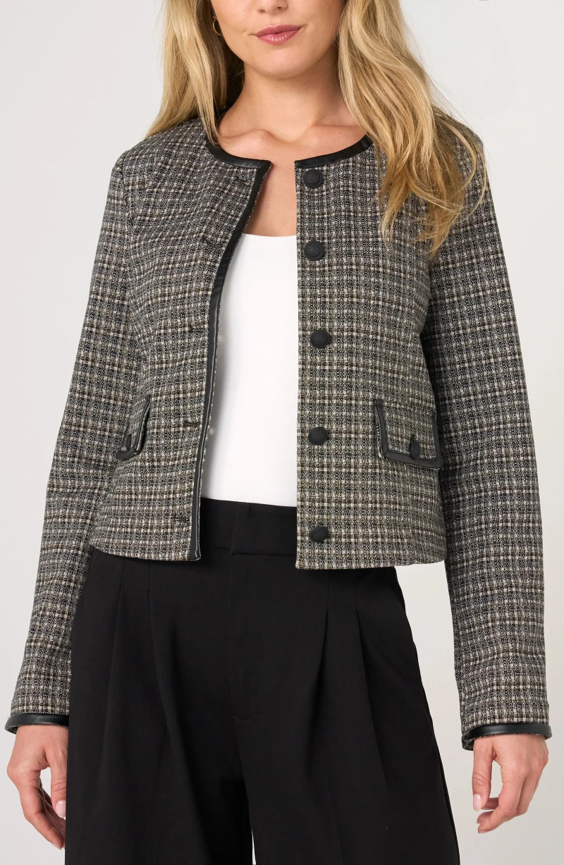 Image of COLLARLESS LADY JACKET