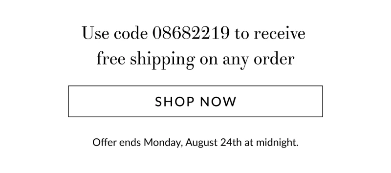 Free shipping on any order