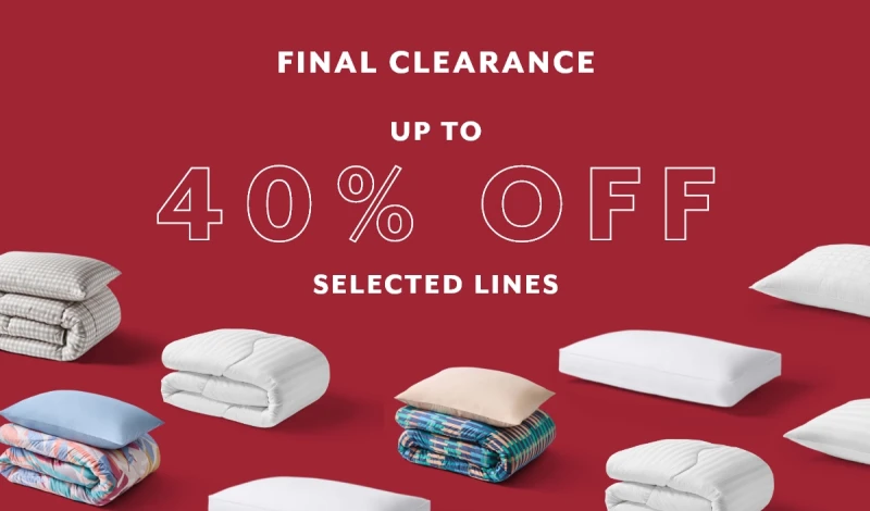 Up to 40% Off
