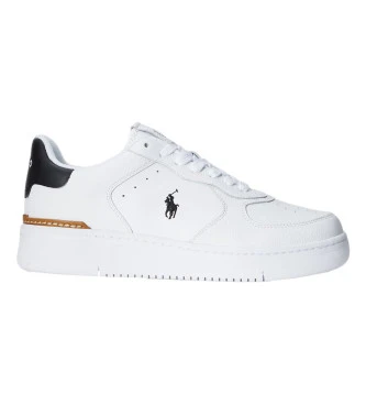 Zapatillas de piel Court blanco