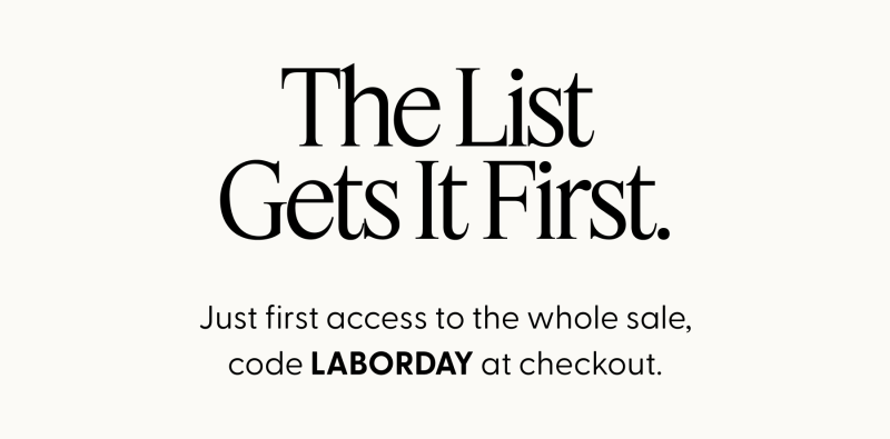 The List Gets It First.