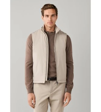 Chaleco Windsor beige