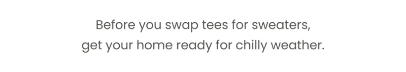 Before you swap tees for sweaters
