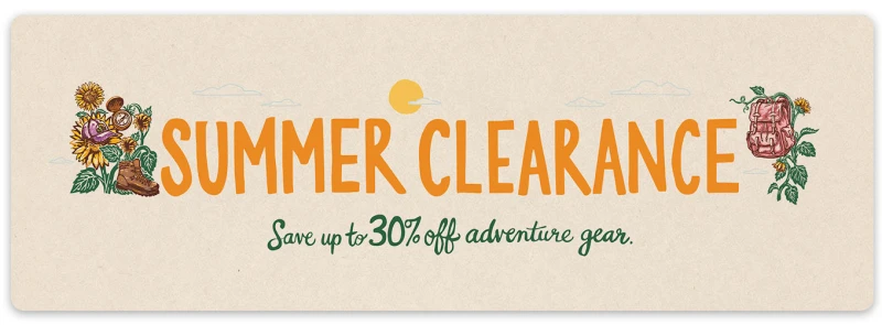 Shop summer clearance gear and save up to 30%