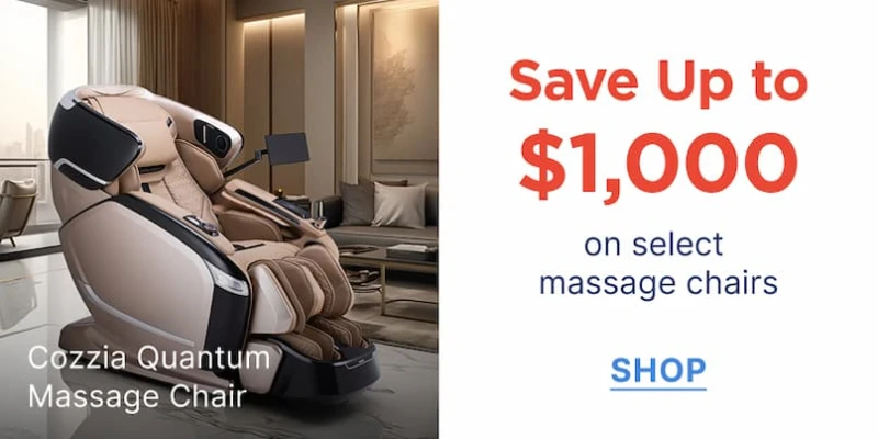 save on select massage chairs