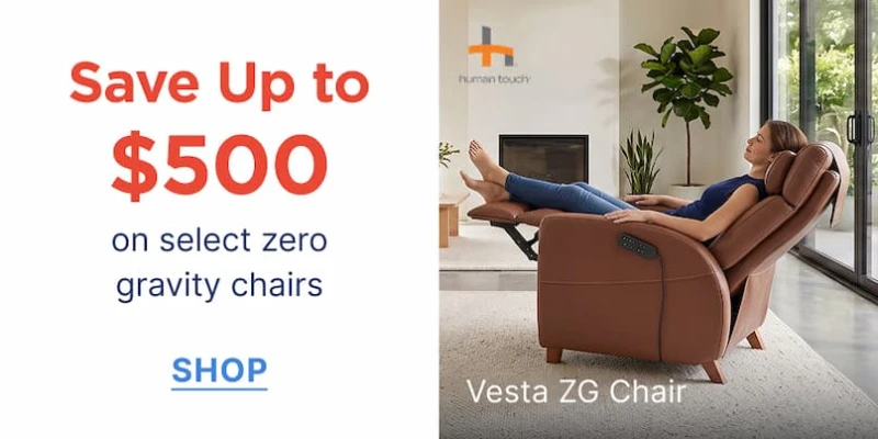 save on select zero gravity chairs