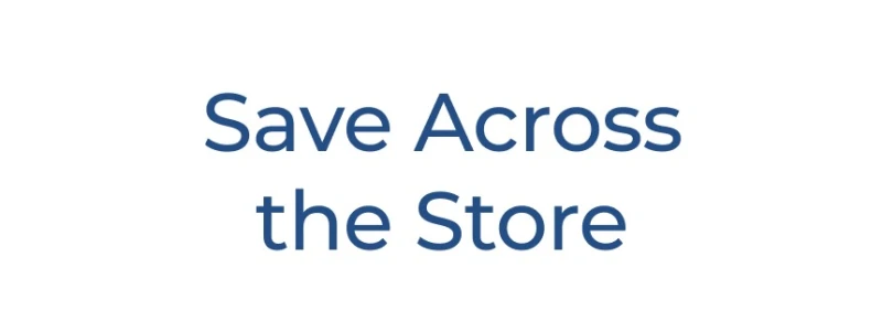 save across the store