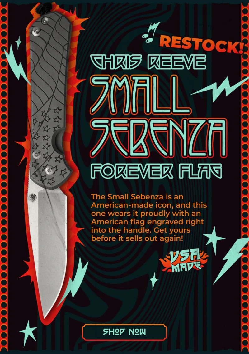 Chris Reeve Small Sebenza Forever Flag