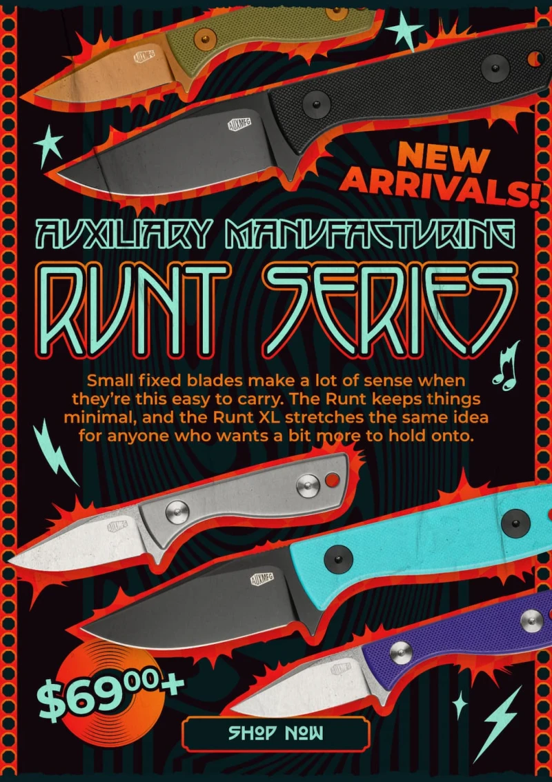 Auxiliary Manufacturing Runt Series