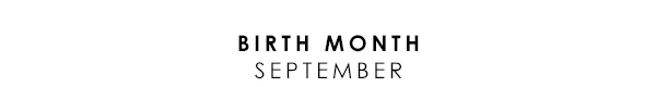Birth Month September