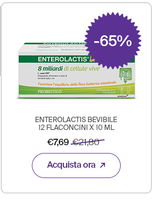 ENTEROLACTIS BEVIBILE 12 FLACONCINI X 10 ML