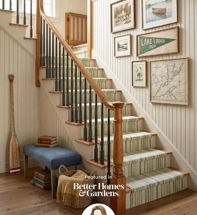 Shop Oslo Stripe Handwoven Cotton Rug