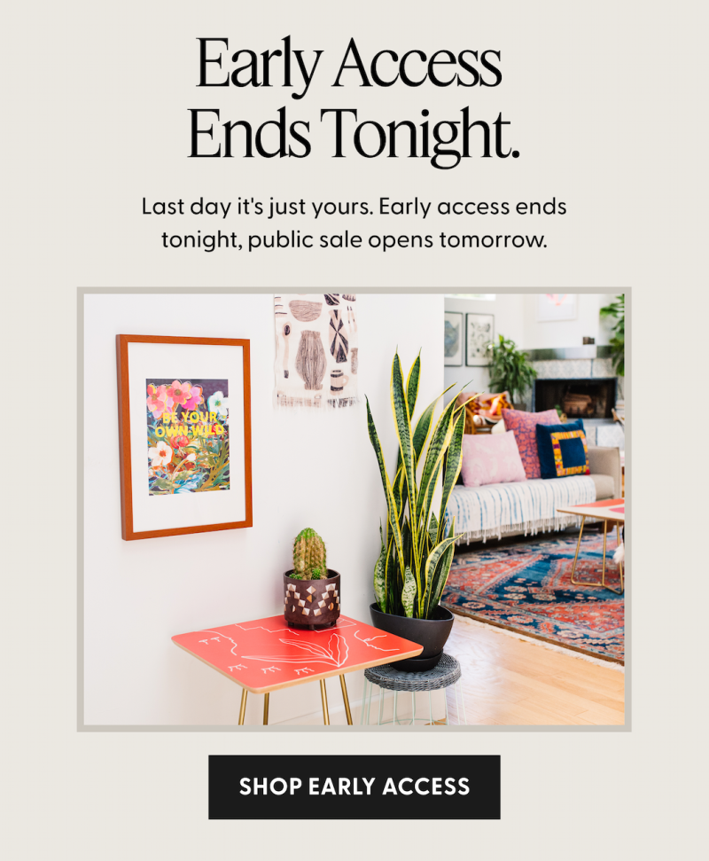 Shop Early Access