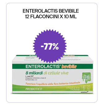 ENTEROLACTIS BEVIBILE 12 FLACONCINI X 10 ML