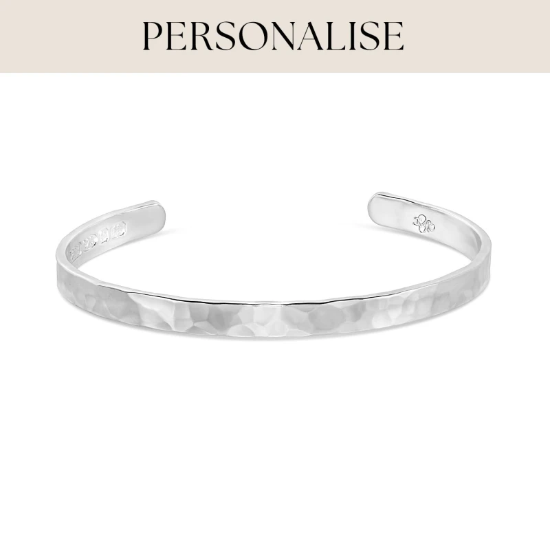 Image of Stampable Hammered Nomad Bangle