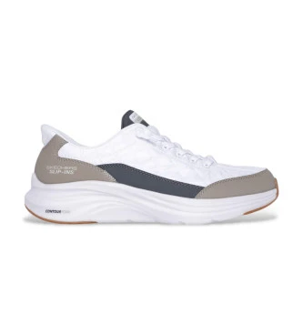 Zapatillas Slip-ins Contour Foam Cozy Fit blanco